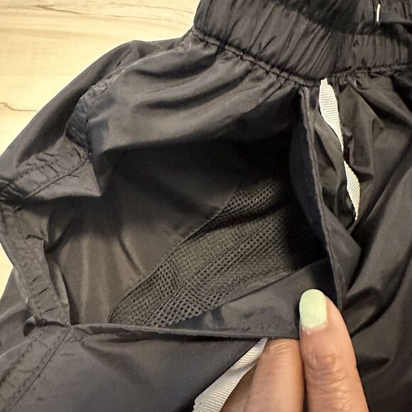 Danielle Guizio‎ Small Striped Track Pants Joggers Nylon Black White - Picture 7 of 16